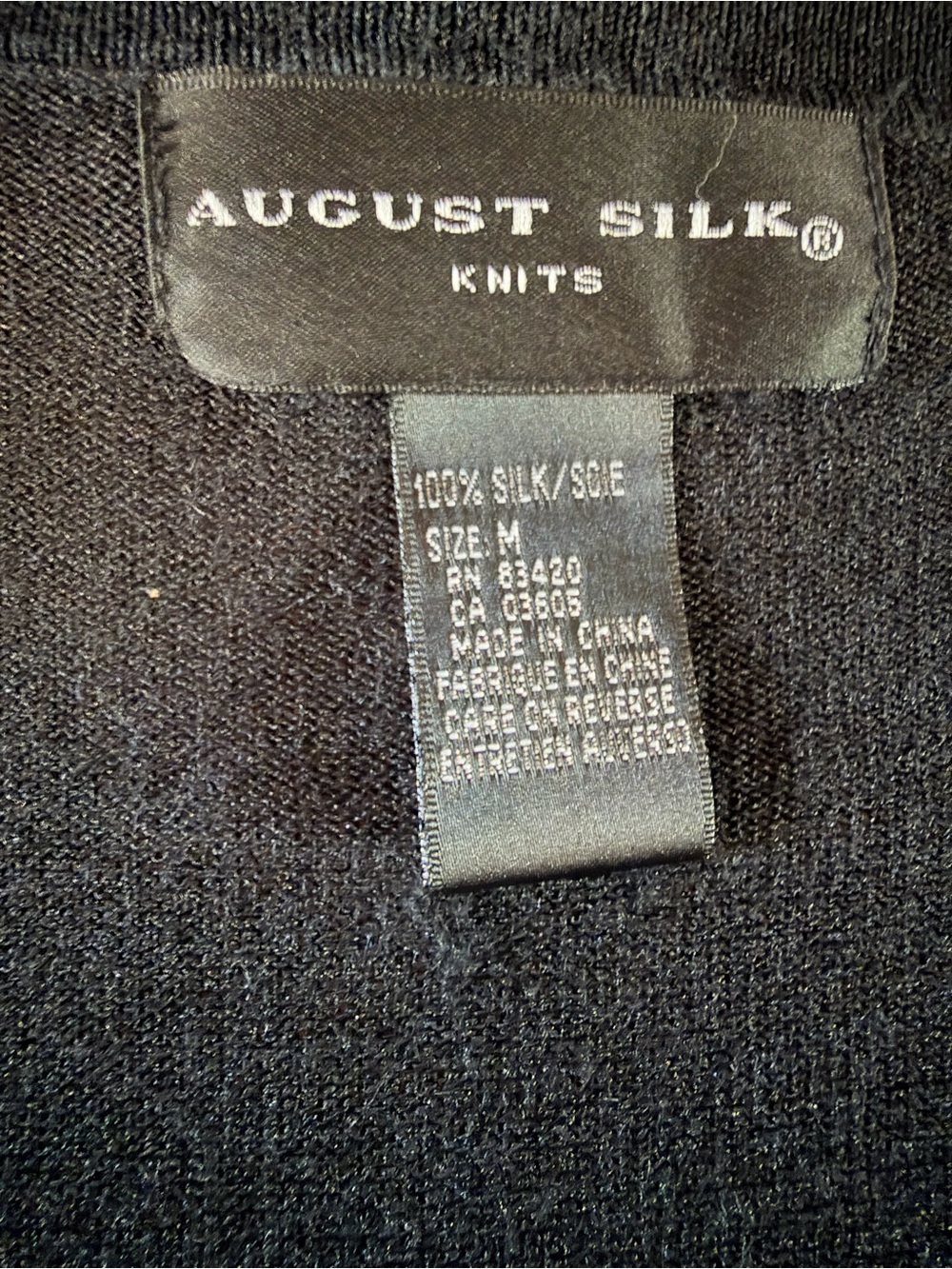 August Silk Black Open-Front Sequined-Trim Cardigan - Picture 3 of 3